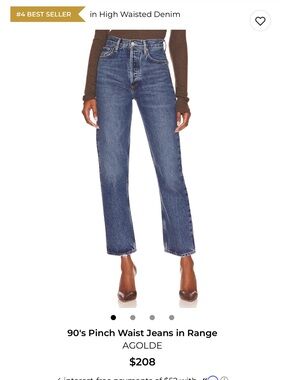 Agolde 90s Pinch Waist jeans in range